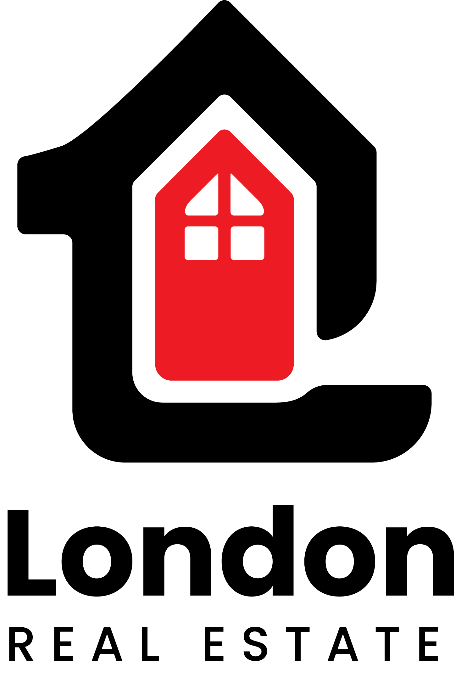 London Real Estate logo paired with text