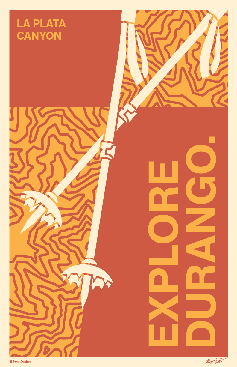 Explore Durango Poster