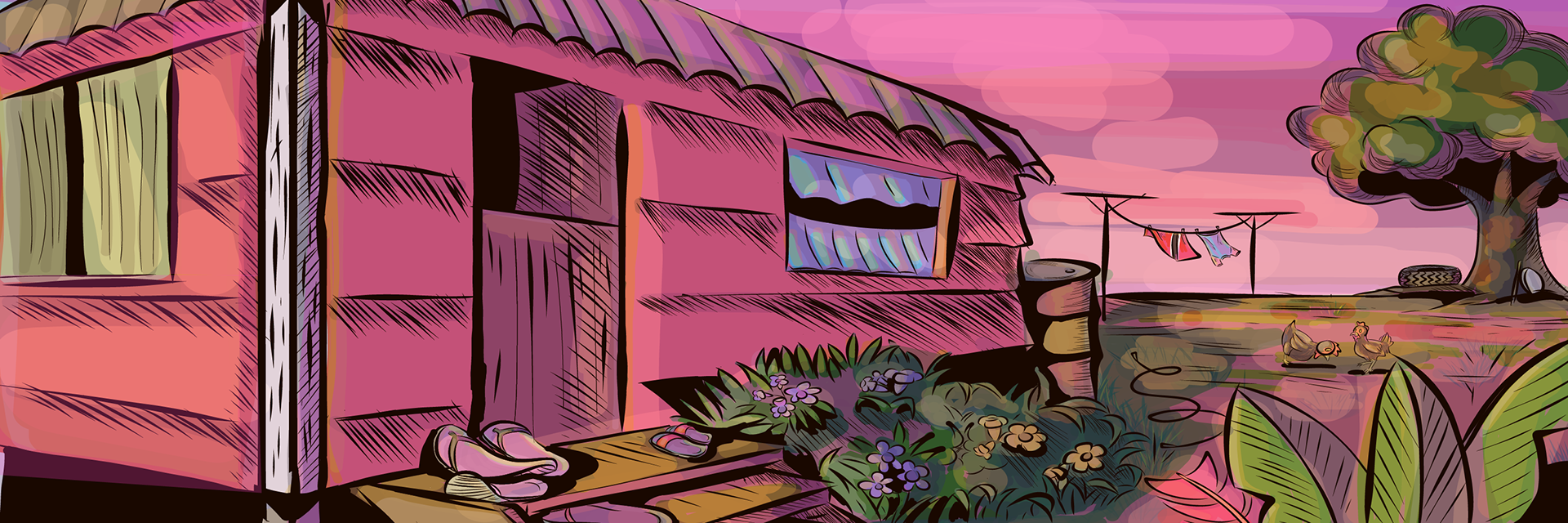 "Sanctum" - Illustration for Decentred Lit JA