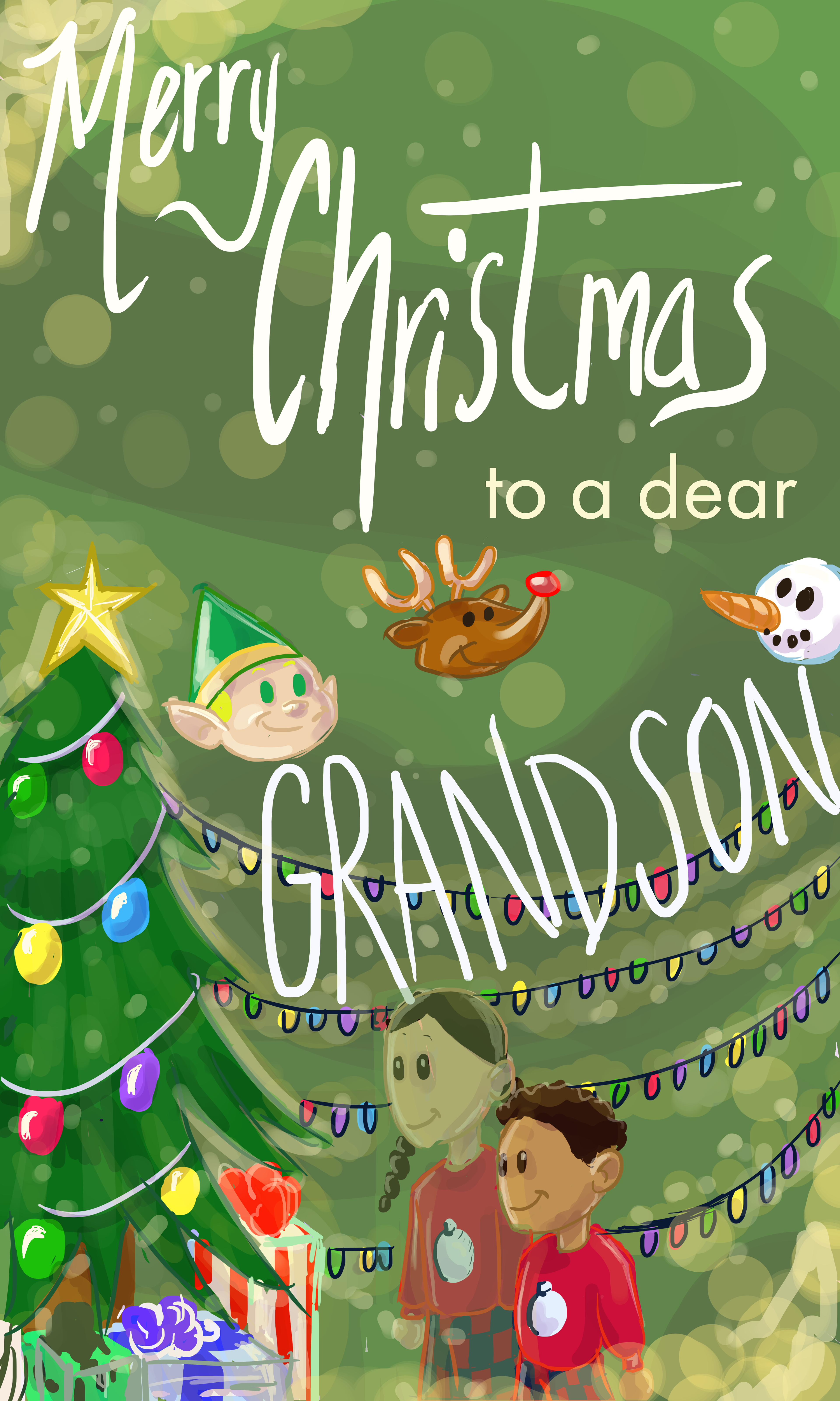 Illustrated Christmas Card