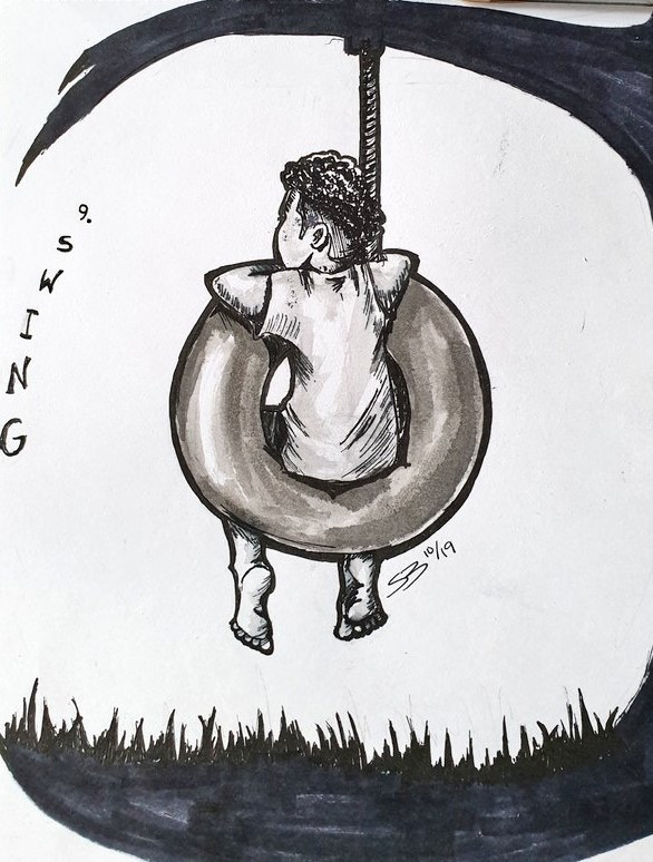 Inktober 2019: Day 9 - Swing