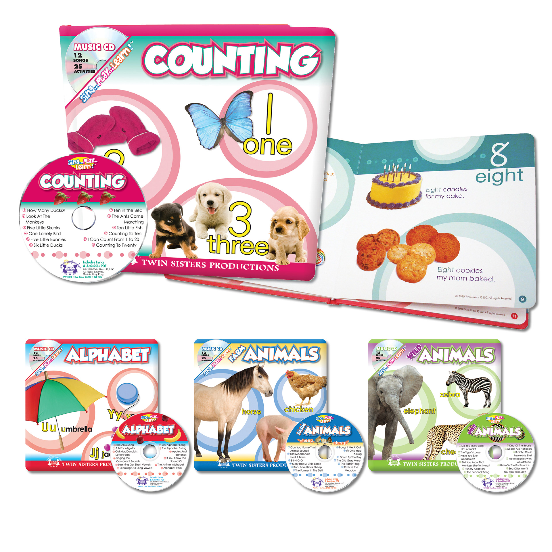 Padded Board Book Series | Twin Sisters Productions