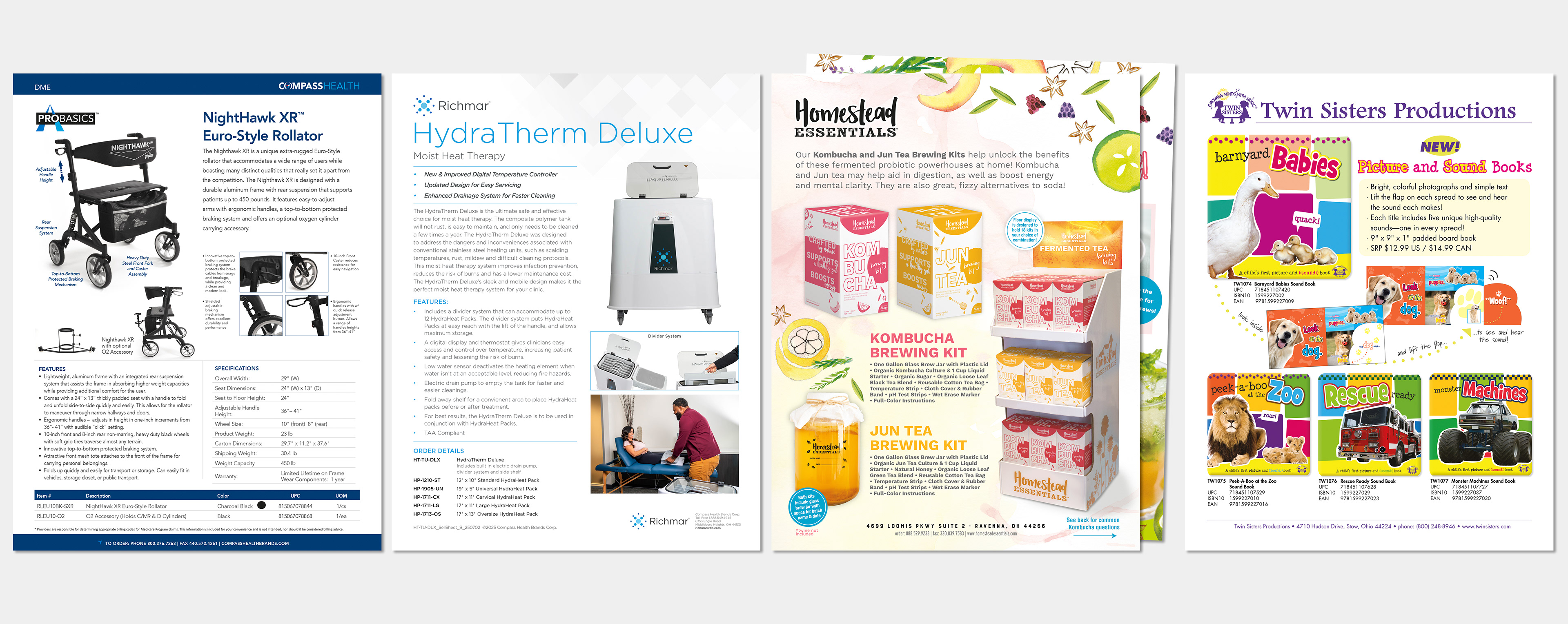 Sell Sheets.... Everything from Corporate to Kids' Stuff!