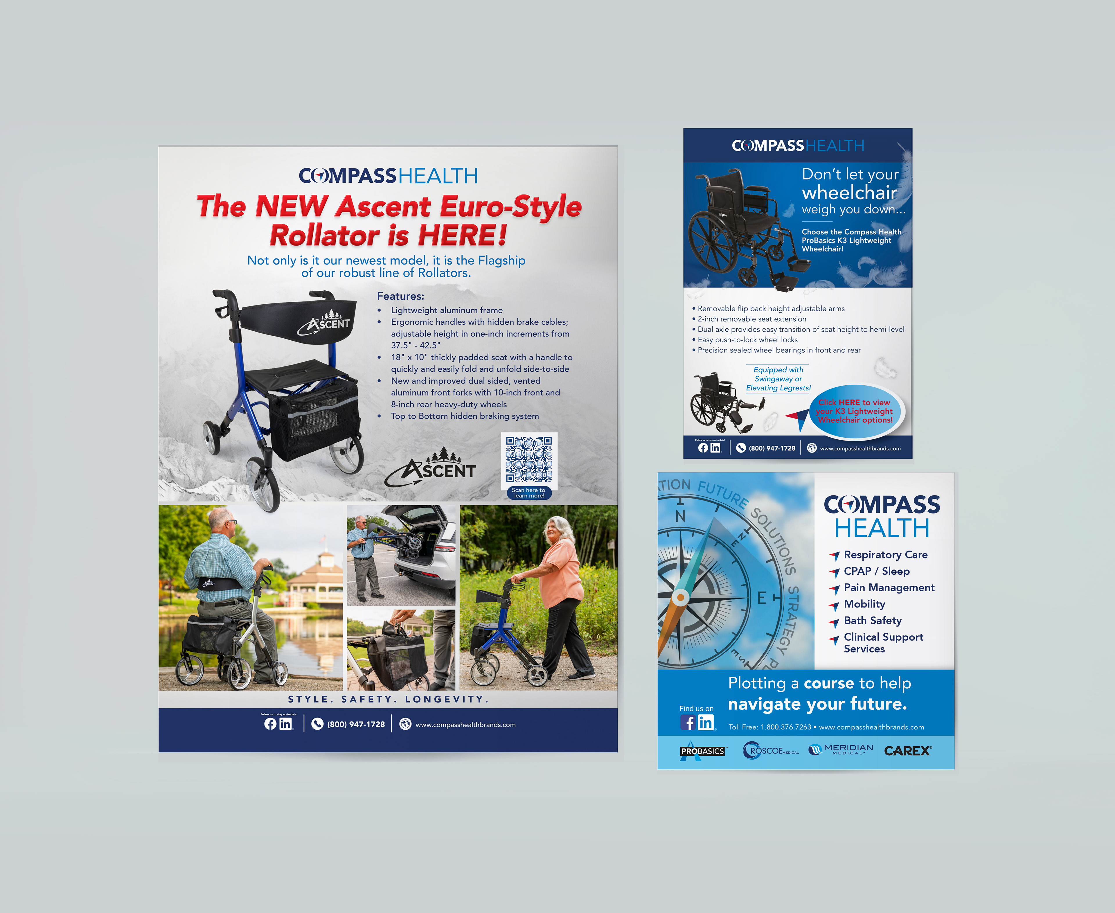 Assorted Advertisements | Compass Health Brands