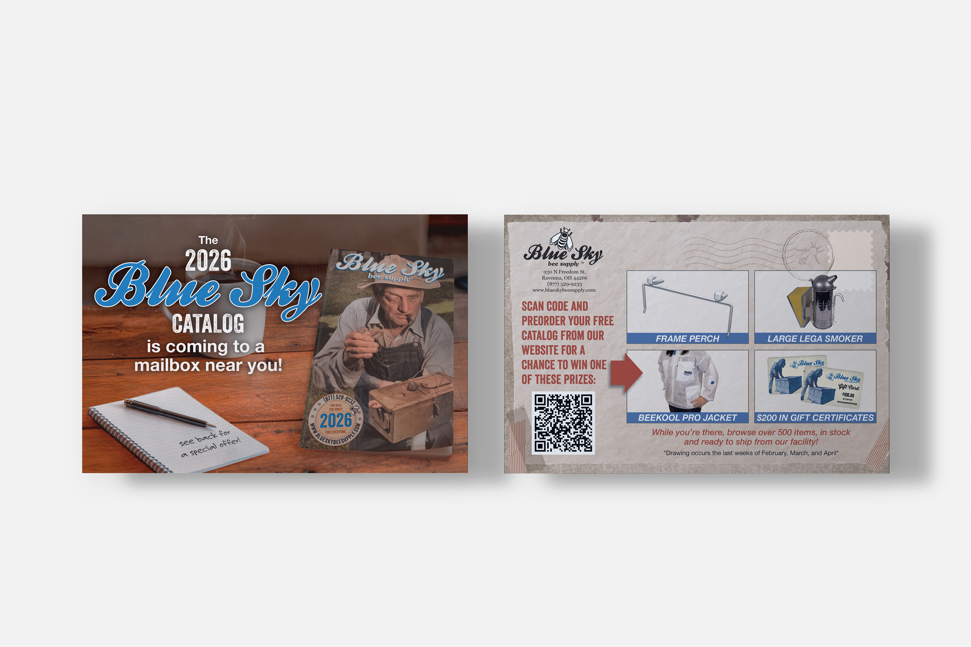 Handout Postcard | Blue Sky Bee Supply