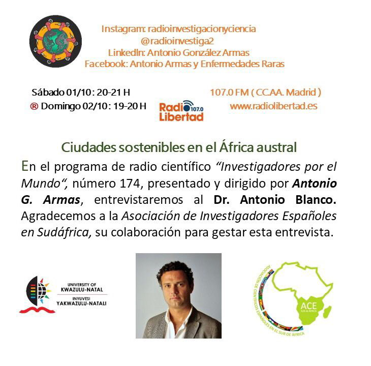 antonio Blanco at Radio Libertad, ACE Sur de África