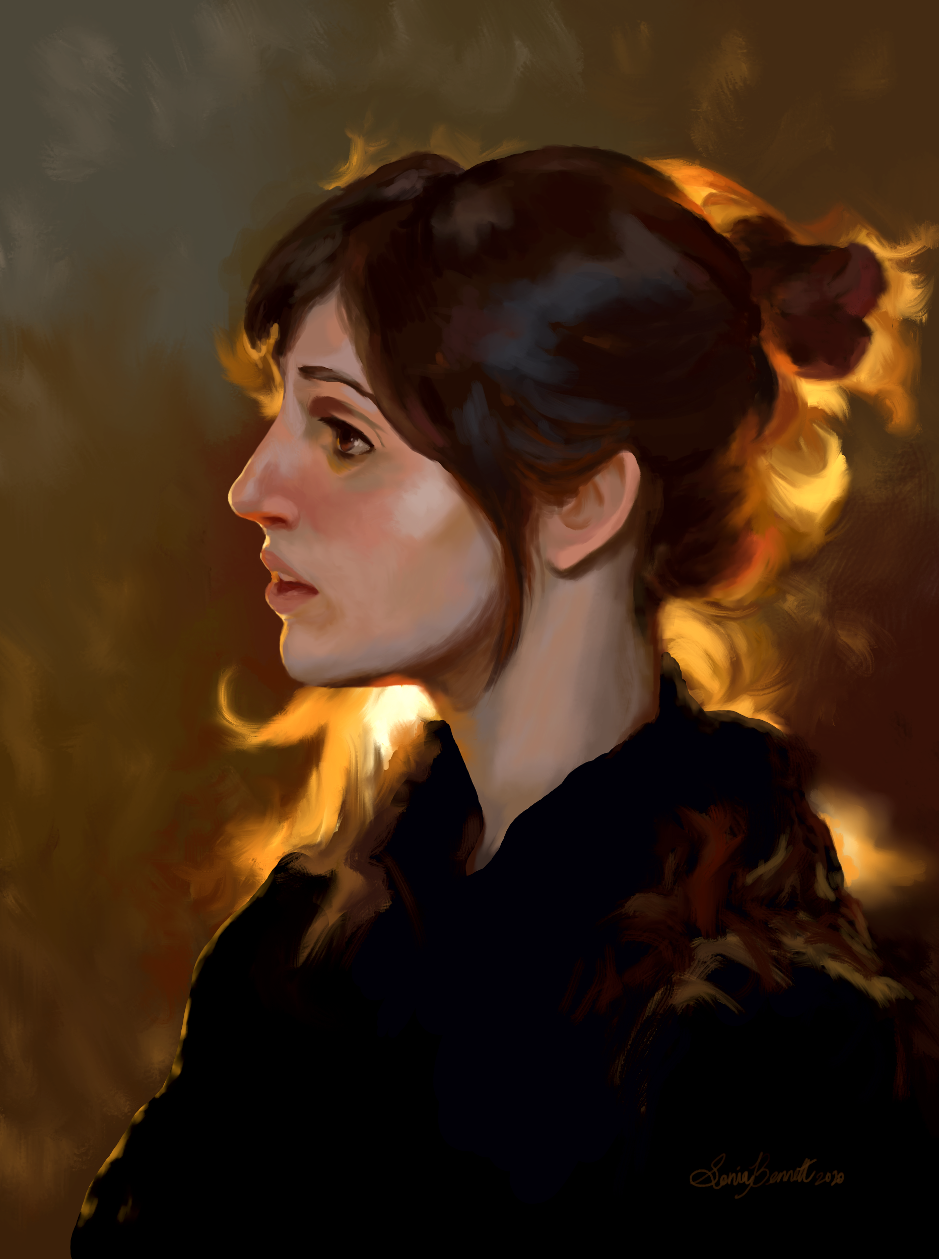 Color study of Mike Malm's artwork