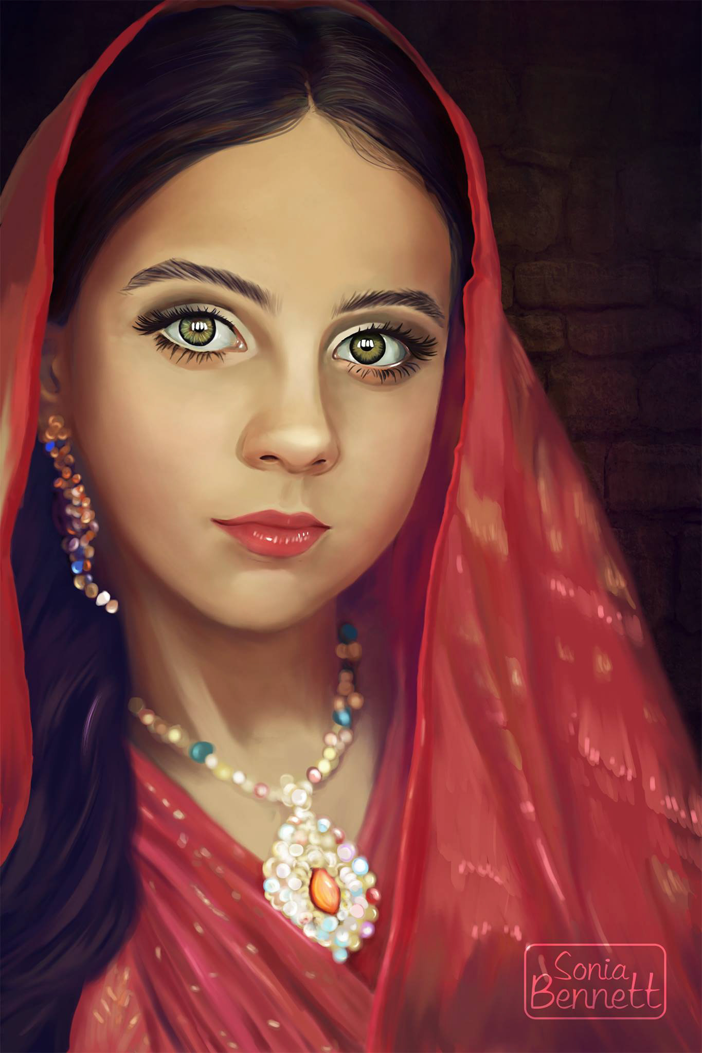 Indian girl - Krita