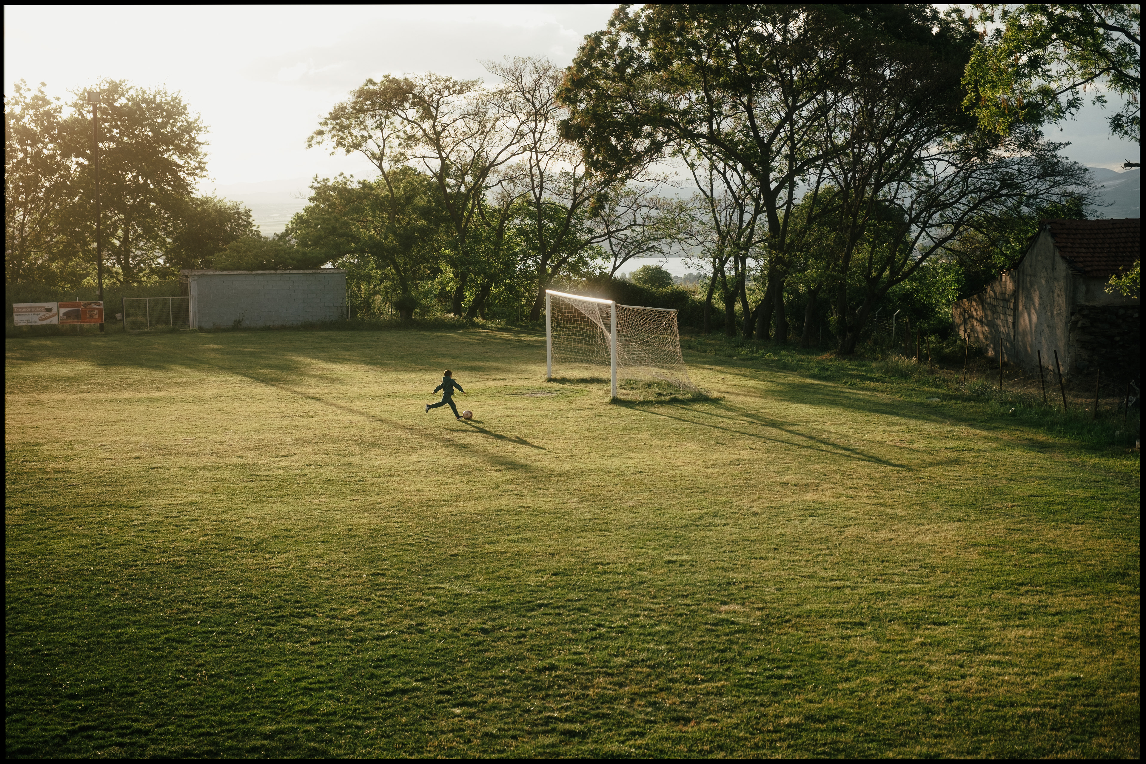 Just the boy and his ball