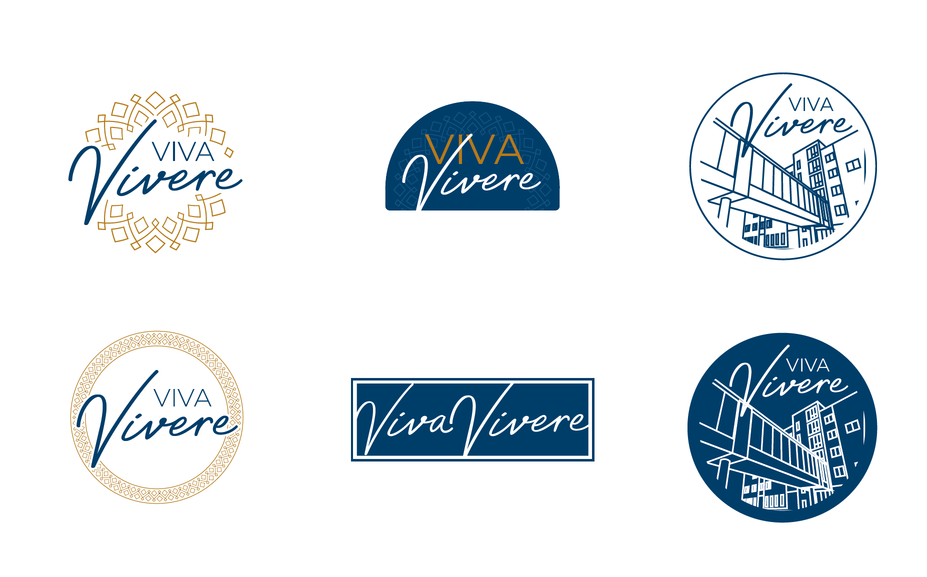 After some advice from my peers, I narrowed the options down and presented 6 options. The event coordinators chose the top left option and had no revisions!