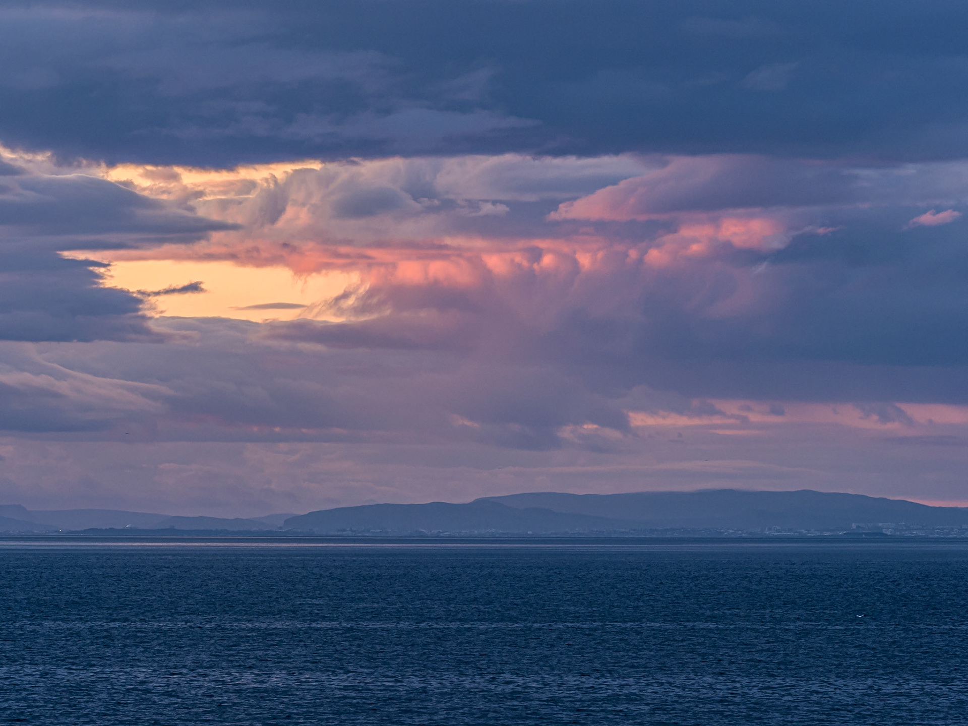 Sunset at Keflavik