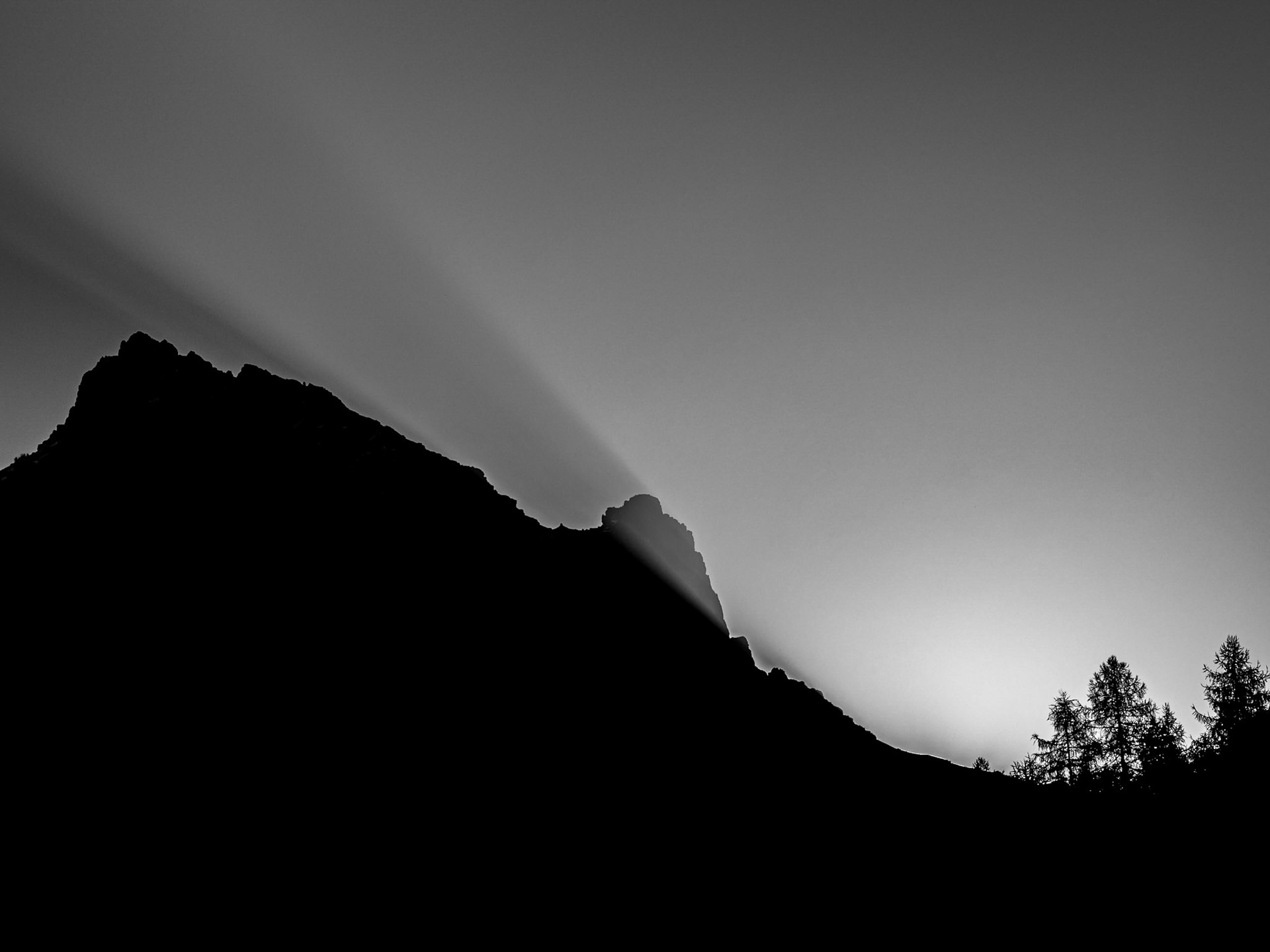Gebroken zonlicht in de ochtend