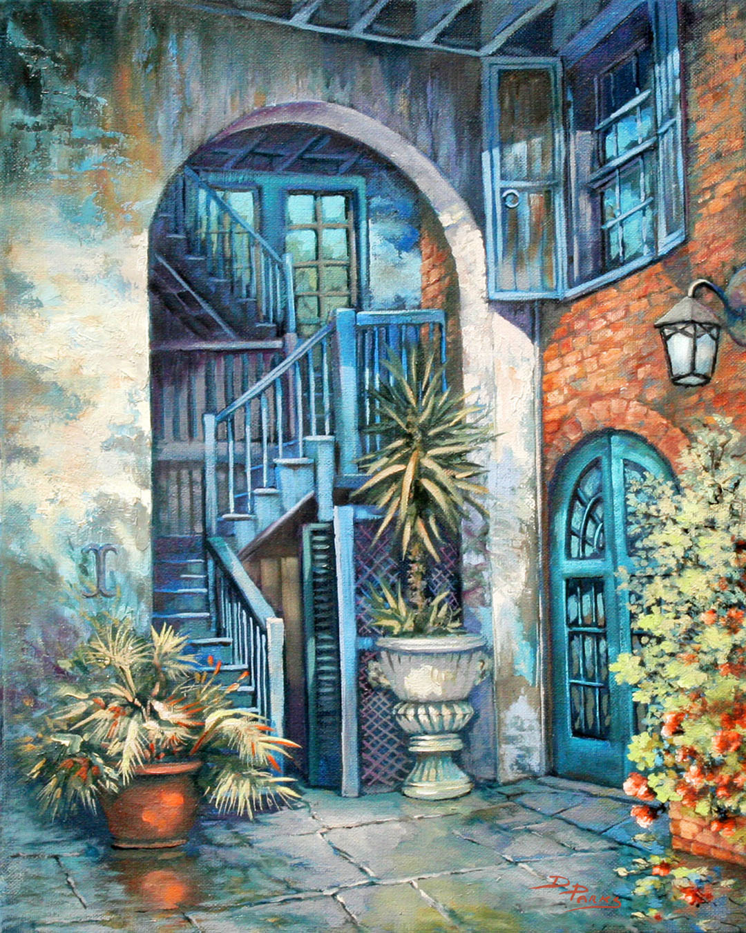 Brulatour Courtyard
