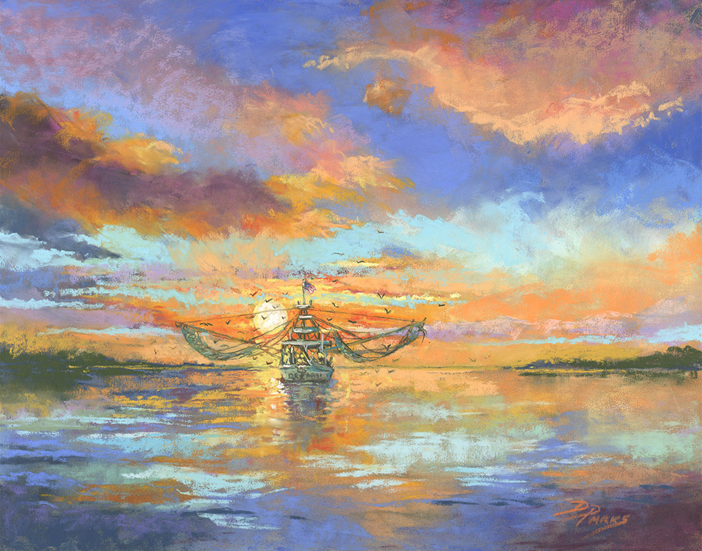 Sunset Shrimping