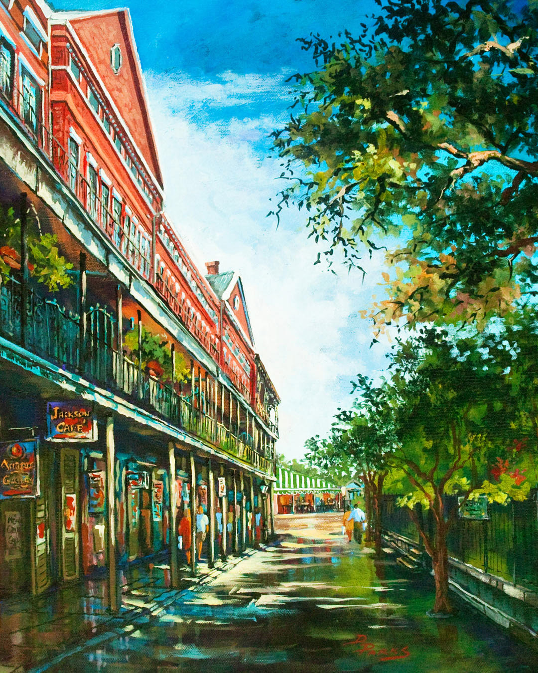 Late Afternoon on the Square