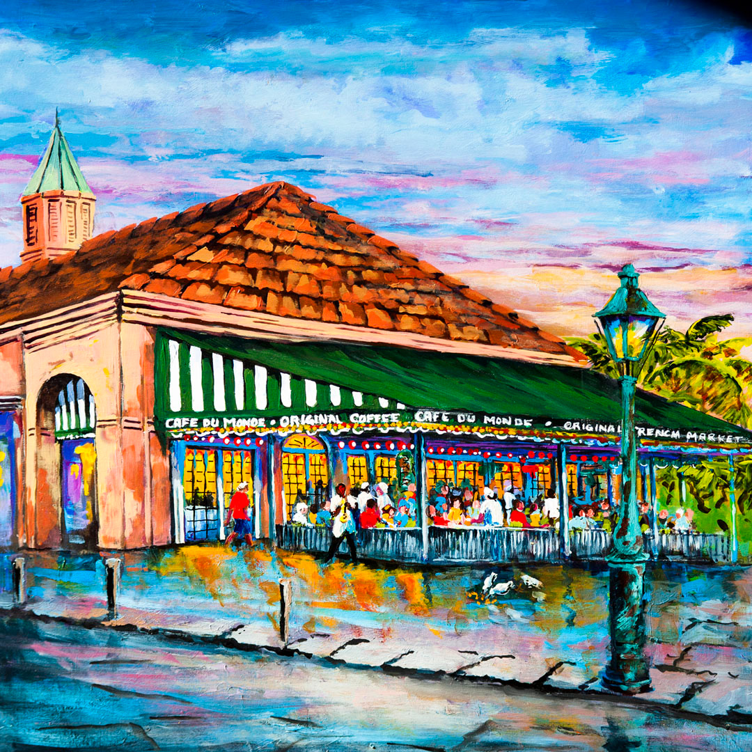 Morning at Cafe du Monde
