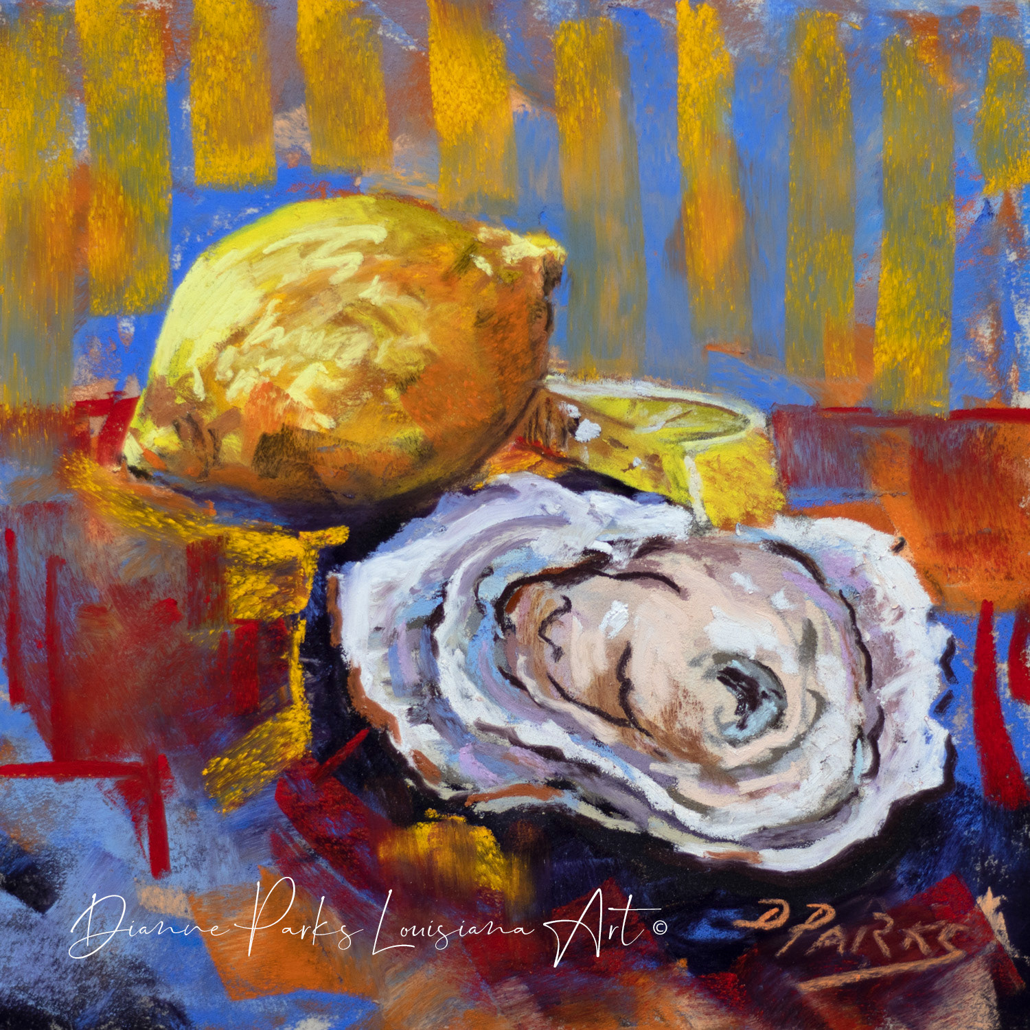 Oyster + Lemon in Red