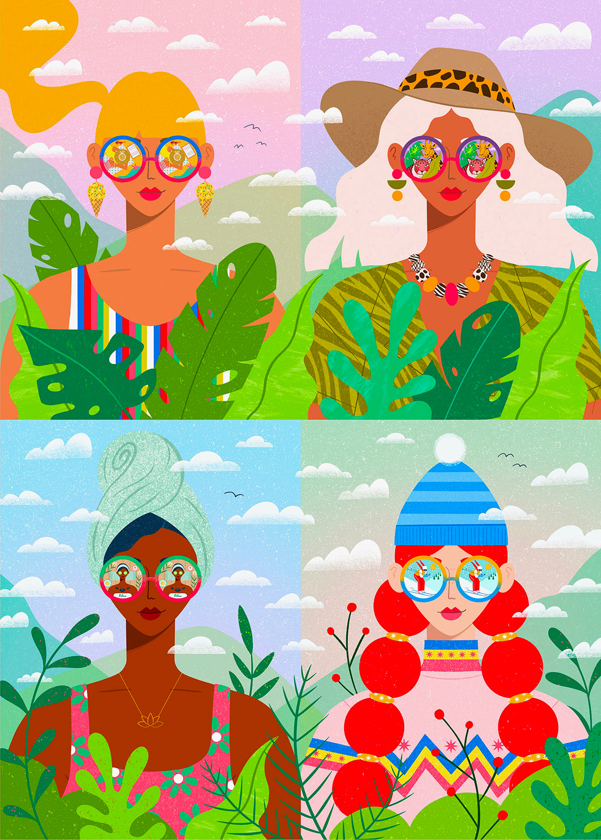 'Daydreamers' Puzzle illustration for Piece and Quiet