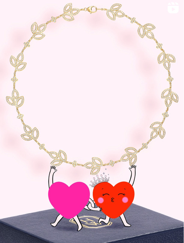 Creation of characters for Harry Winton Jewellers valentines campaign 2025