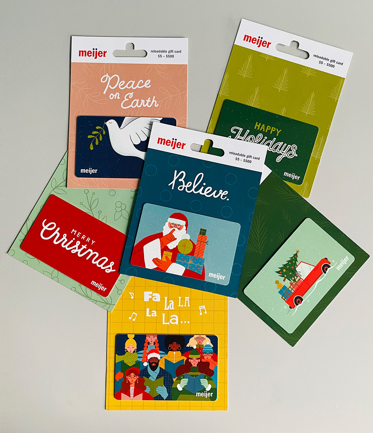 Holiday Gift cards set for Meijer Stores