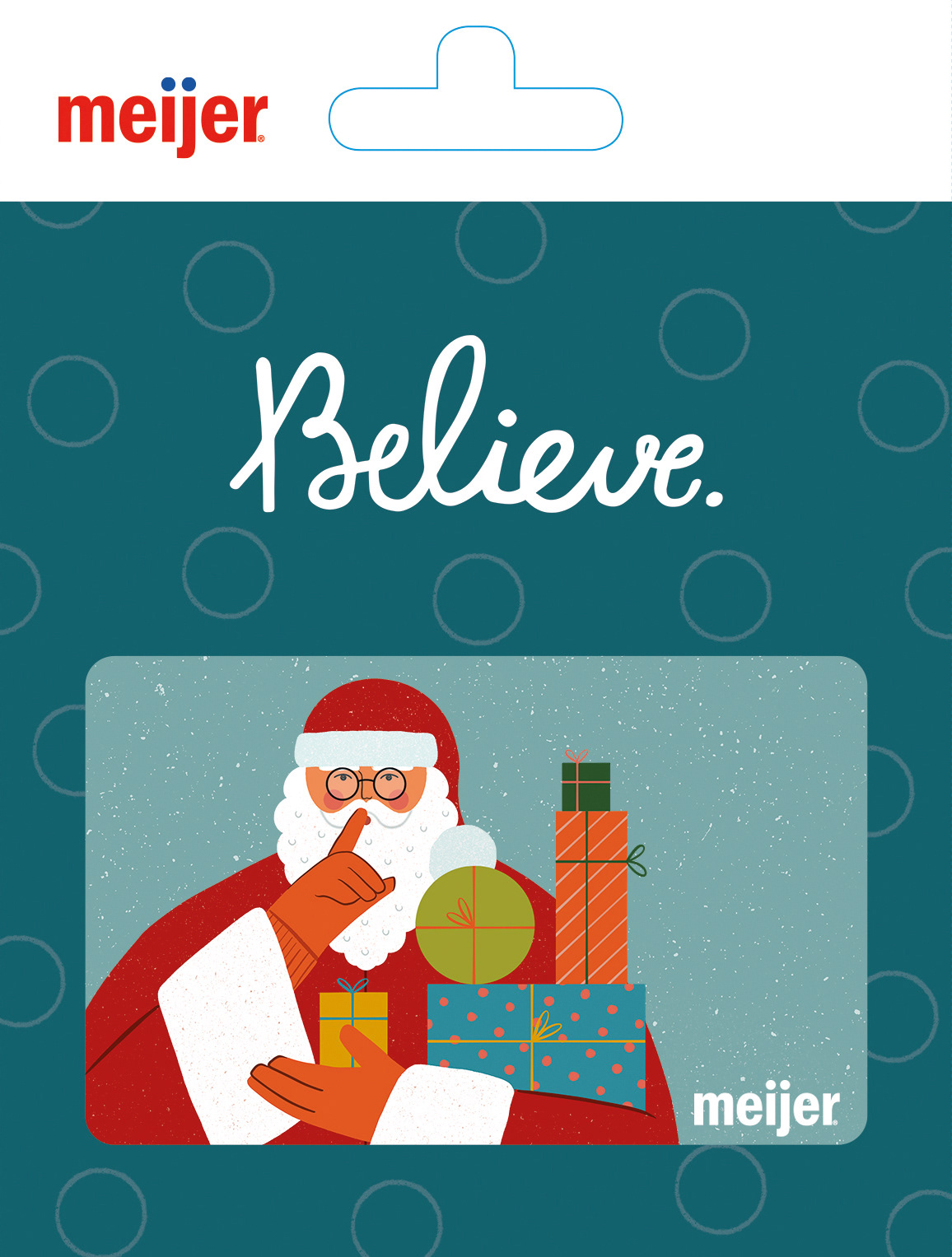 Holiday Gift card illustration for Meijer Stores in collaboration with @distilleryproject, hand lettering by @sophyleedesign