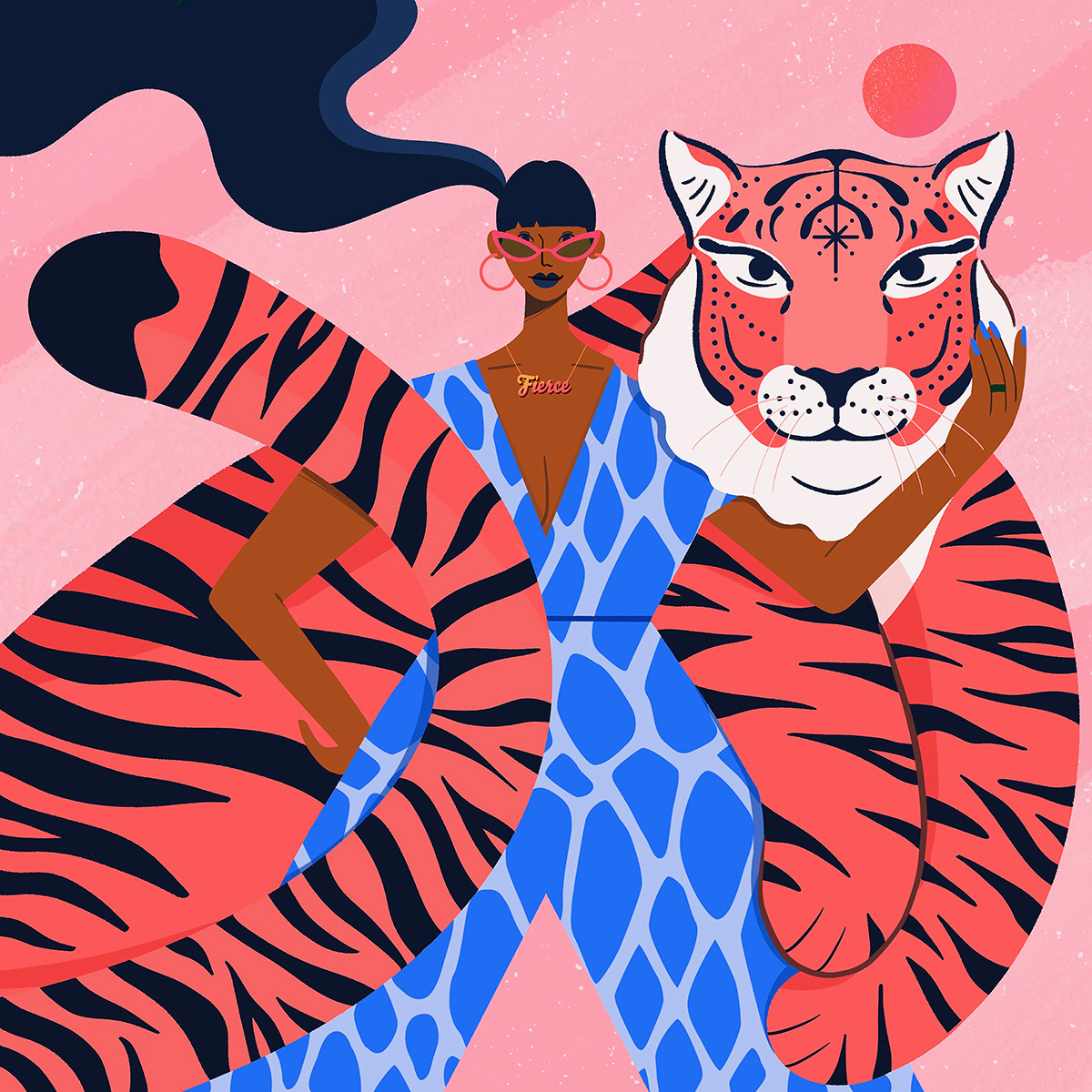Year of the Tiger Challenge by @jessmillerdraws and @heatherslettering