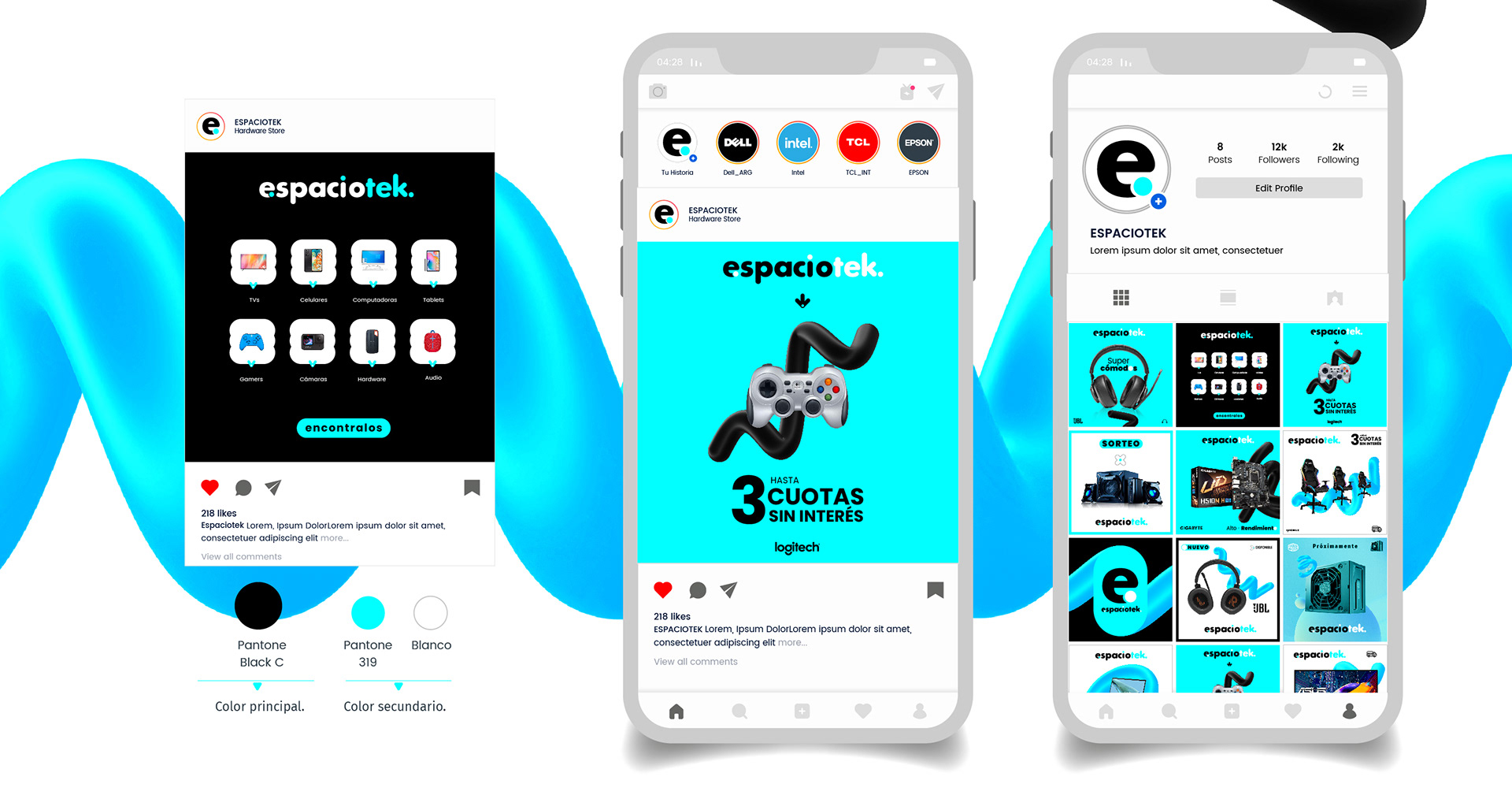 Espaciotek , Estudio de Diseño Badagnani, Buenos aires, Branding, Tecnología 