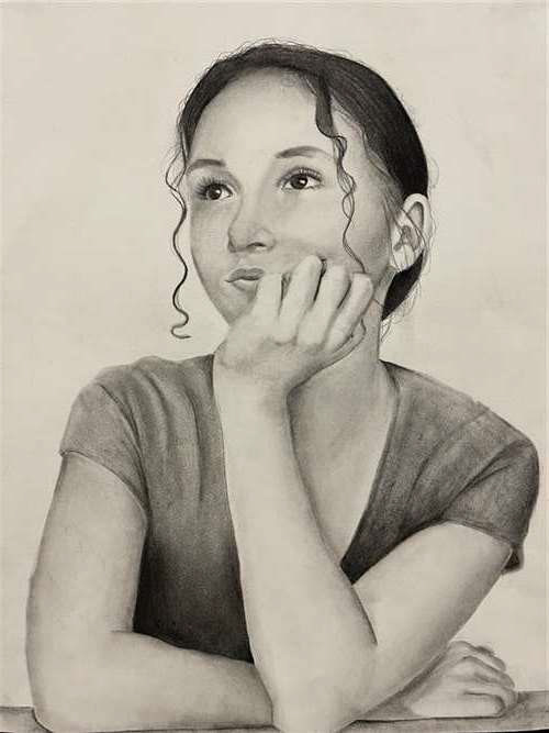 Lorelai Goedecke, Hawken School, Grade 10, Above the Noise, Drawing & Illustration, Educator: Anne Kmieck, Honorable Mention