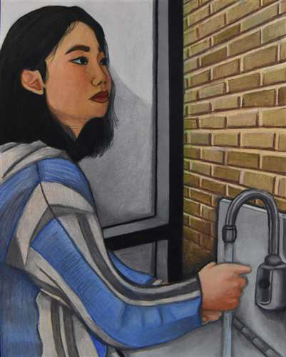 Sarah Korland, Orange High School, Grade 9, Caroline, Drawing & Illustration, Educator: Ryan Kerns, Honorable Mention