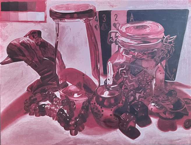 Rebecca Chin, Hawken School, Grade 11, Mnemosyne's Trinkets, Drawing & Illustration, Educator: Anne Kmieck, Honorable Mention