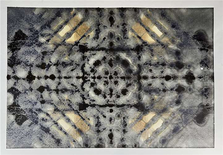 Mark Zuzindlak, St Ignatius High School, Grade 9, Crosstair, Printmaking, Educator: Clayton Petras, Honorable Mention