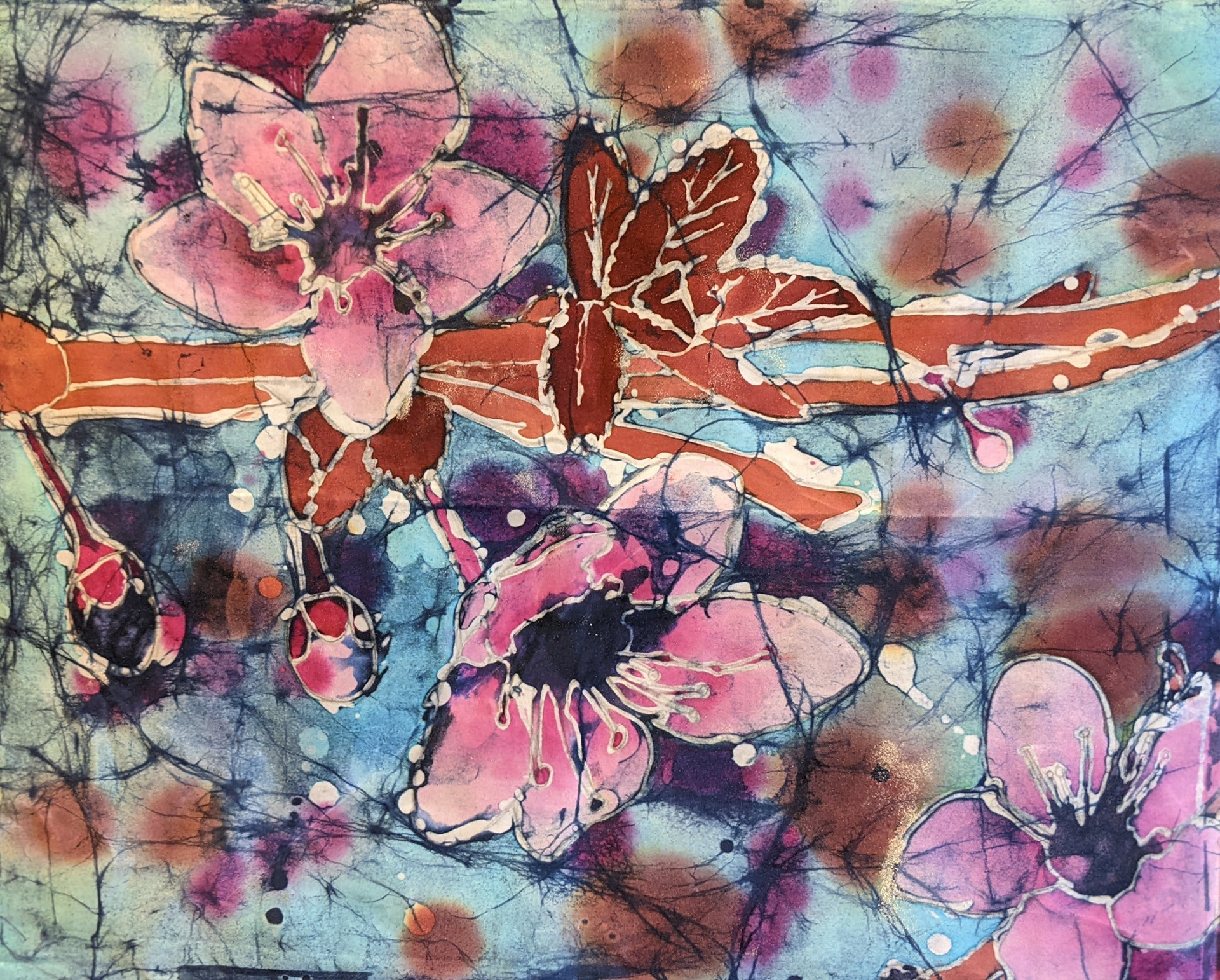 Treasure Allen, Cleveland School of the Arts, 12th, Cherry Blossom, Mix Media, Michelle Brickner, Gold Key