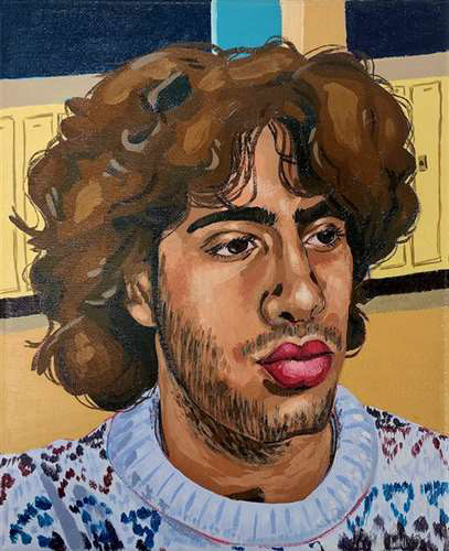 Cecelia Miller, Lakewood High School, Grade 12, Nick, Painting, Educator: Dayna Hansen, Silver Key