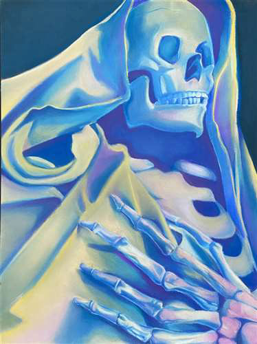 Mara DuBay, Kenston High School, Grade 12, Grim Reaper, Drawing & Illustration, Educator: Andie Quinn, Honorable Mention
