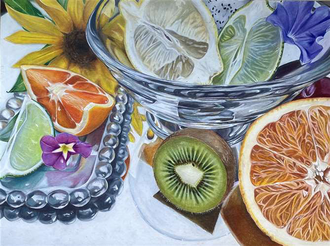 Mara DuBay, Kenston High School, Grade 12, Main Squeeze, Drawing & Illustration, Educator: Andie Quinn, Silver Key