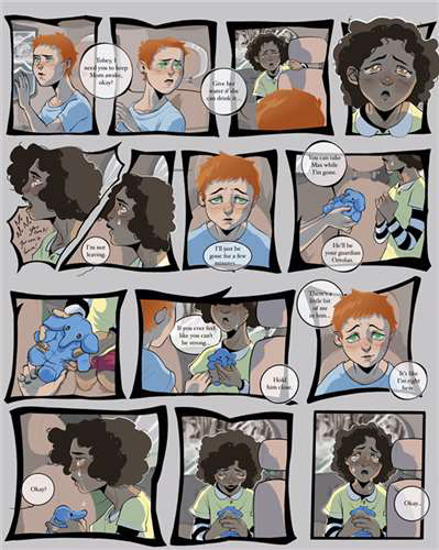 Salatore Winans, Chagrin Falls High School, Grade 11, The Exchange, Comic Art, Educator: Jill Eisert, Honorable Mention