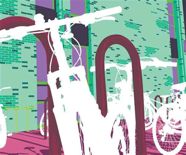 Reagan Bratko, Lakewood High School, Grade 12, Bicycle Illustration, Digital Art, Educator: Annie McQuay, Silver Key