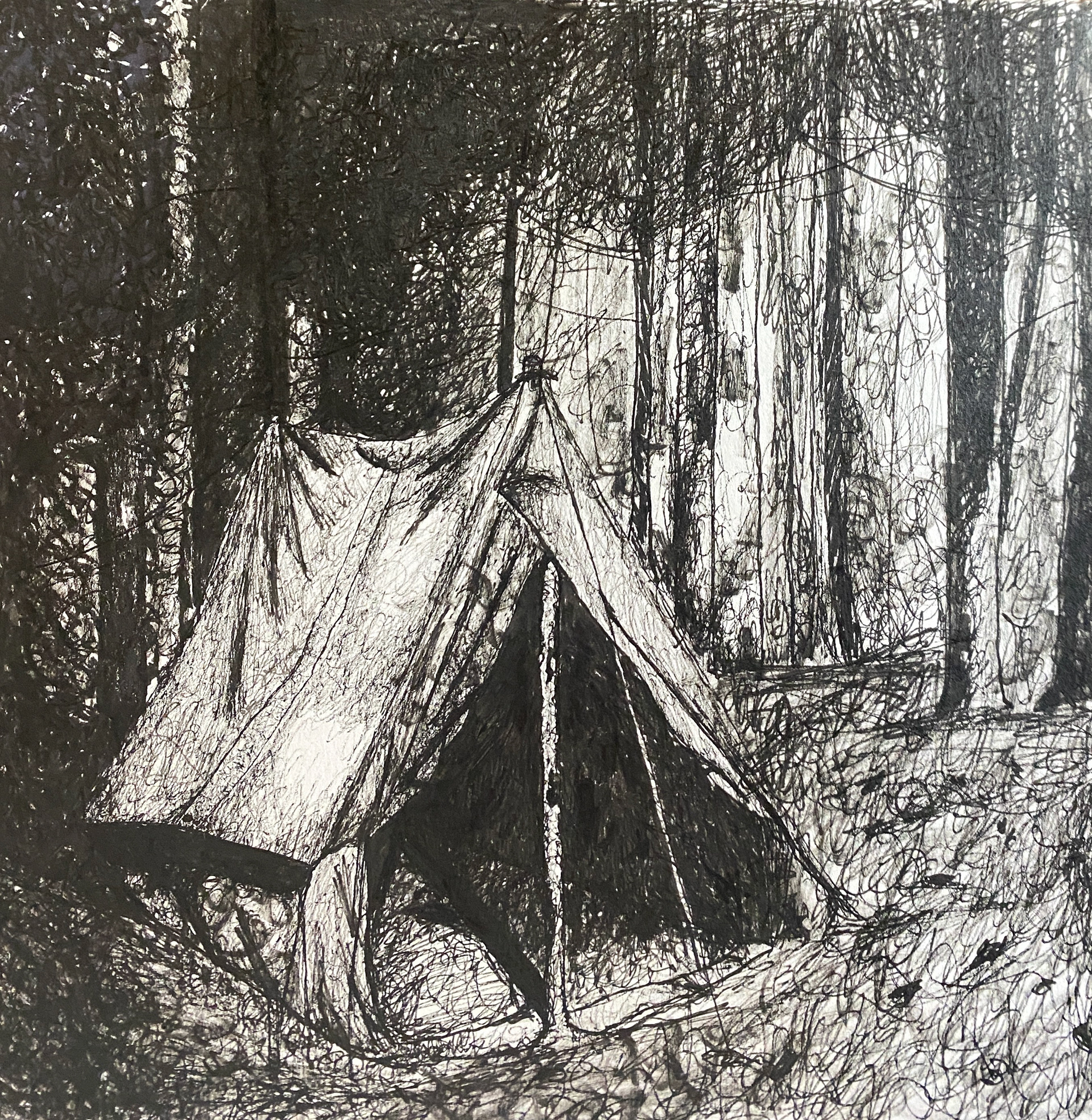 Ian Meesig,Cleveland Heights High School,10th,Camping,Drawing & Illustration,Sarah Cooper,Gold Key