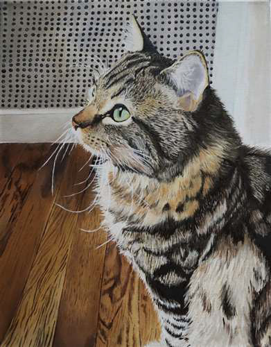 Emilia Ullom,Bay Village High School,12th,Rosie,Painting,Grace Outcalt,Gold Key, American Visions Nominee