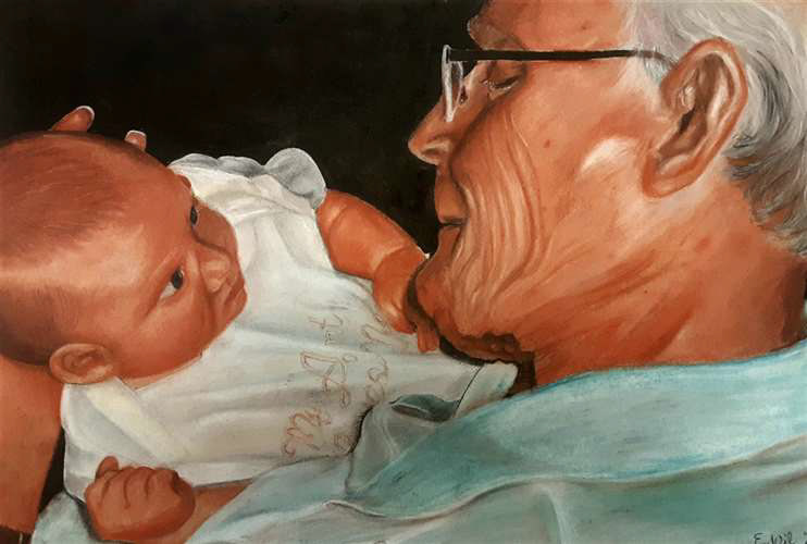 Elias Wilson, Mayfield High School, Grade 11, In Your Arms, Drawing & Illustration, Educator: Jennifer Stevenson, Silver Key