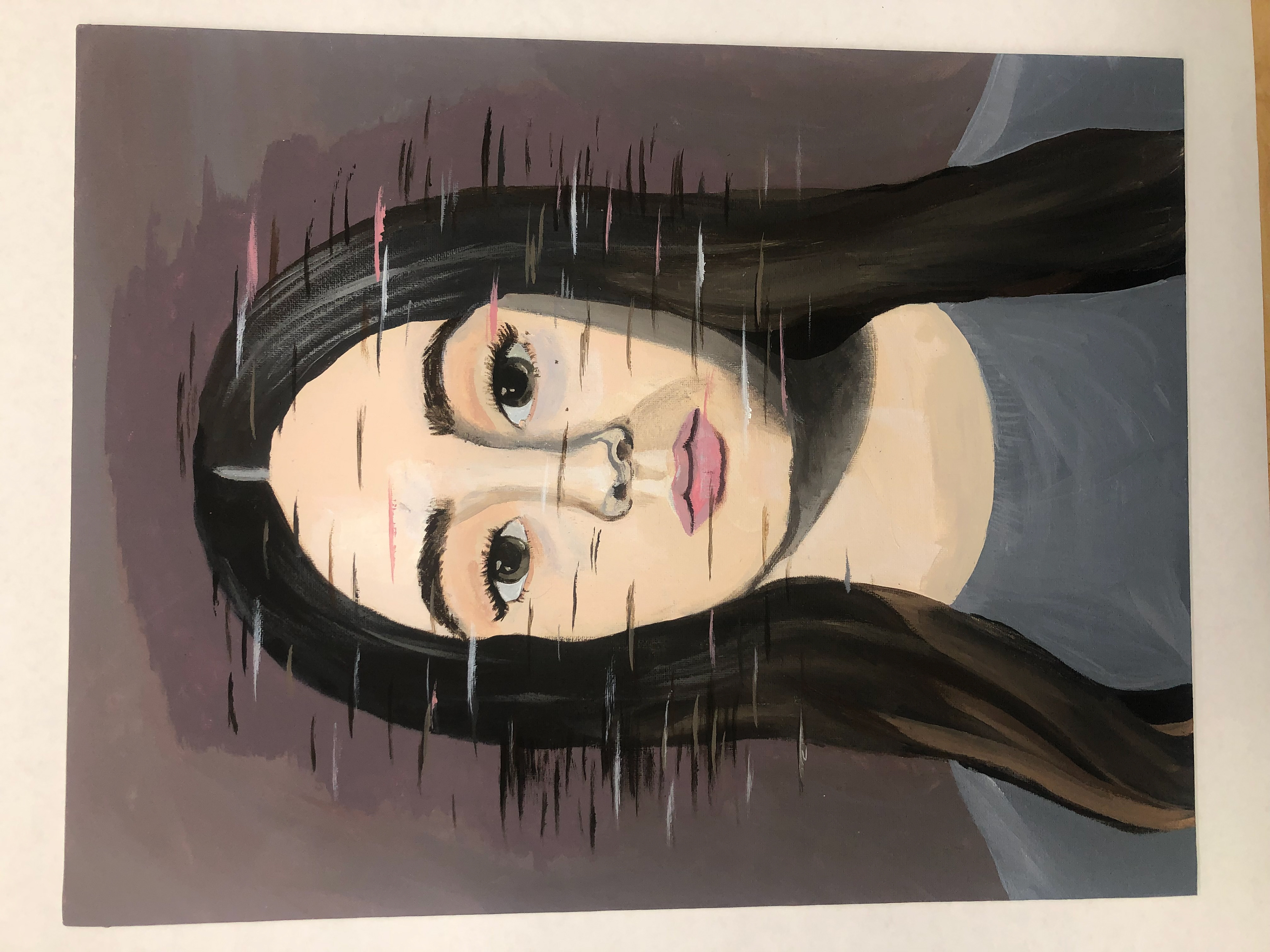 Madeline Josie, Bay Village High School, Grade 12, ADHD, Painting, Educator: Thomas Schemrich, Honorable Mention