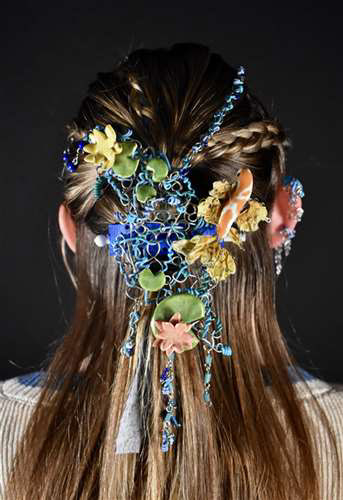 Elizabeth Rankin, Chagrin Falls High School, Grade 12, Intertwined with Mother Nature, Jewelry, Educator: Libby Harrold, Honorable Mention