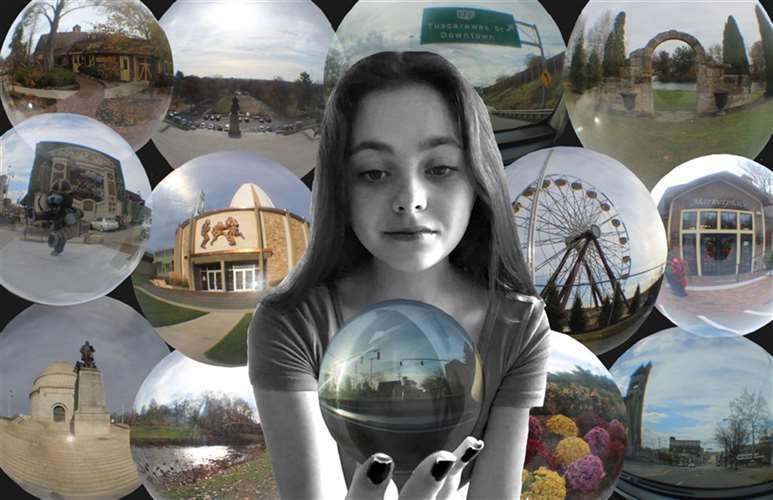 Carissa Morabito, Padua Franciscan High School, Grade 12, A Day in Canton, Digital Art, Educator: Stefanie Cook, Silver Key