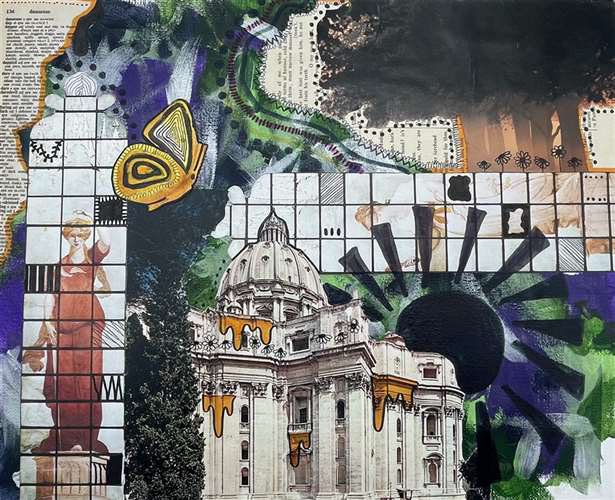 Finley McNamee,Magnificat High School,11th,inversion,Mixed Media,Deborah Barlow,Gold Key