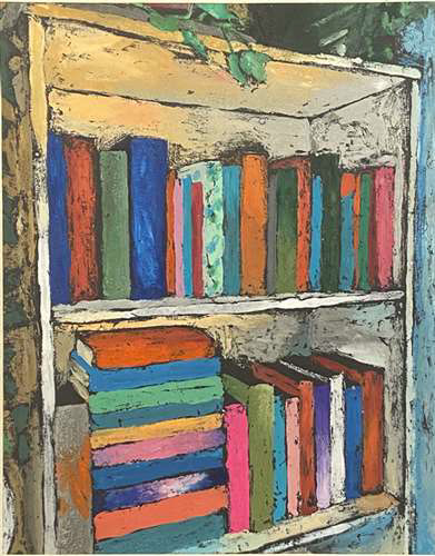 Nikolina Gelic, Mentor High School, Grade 12, By the Book, Printmaking, Educator: Heidi Toot, Silver Key