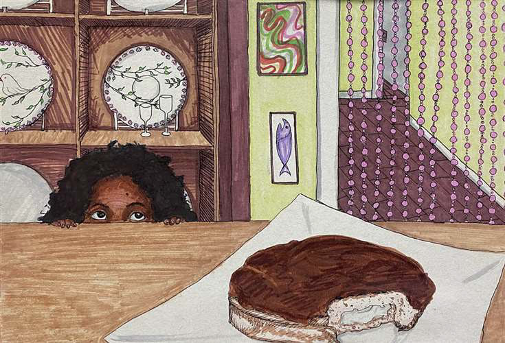 Olivia DeVito, Lakewood High School, Grade 12, Rich, Drawing & Illustration, Educator: Sarah Curry, Honorable Mention