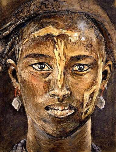 Emily Frazier, Orange High School, Grade 12, Warrior, Drawing & Illustration, Educator: Dan Whitely, Silver Key