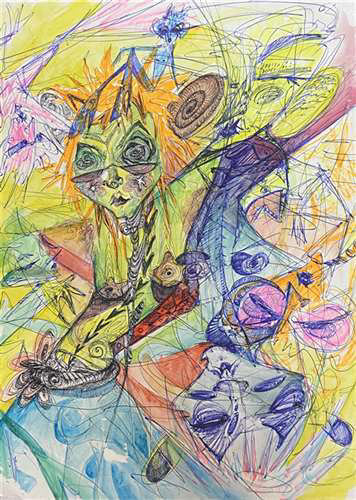 Melody Schanz, Cleveland Heights High School,12th,Interconecto Manifesto,Drawing & Illustration,Sarah Cooper, Gold Key