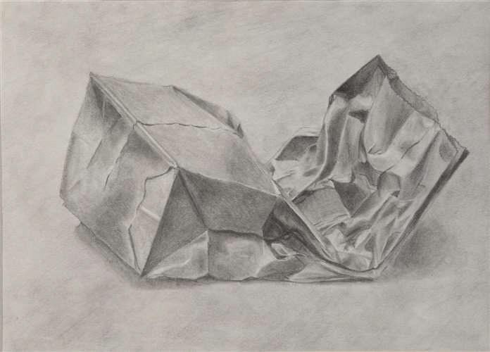Emilia Ullom, Bay Village High School, Grade 12, Crinkle, Drawing & Illustration, Educator: Grace Outcalt, Honorable Mention