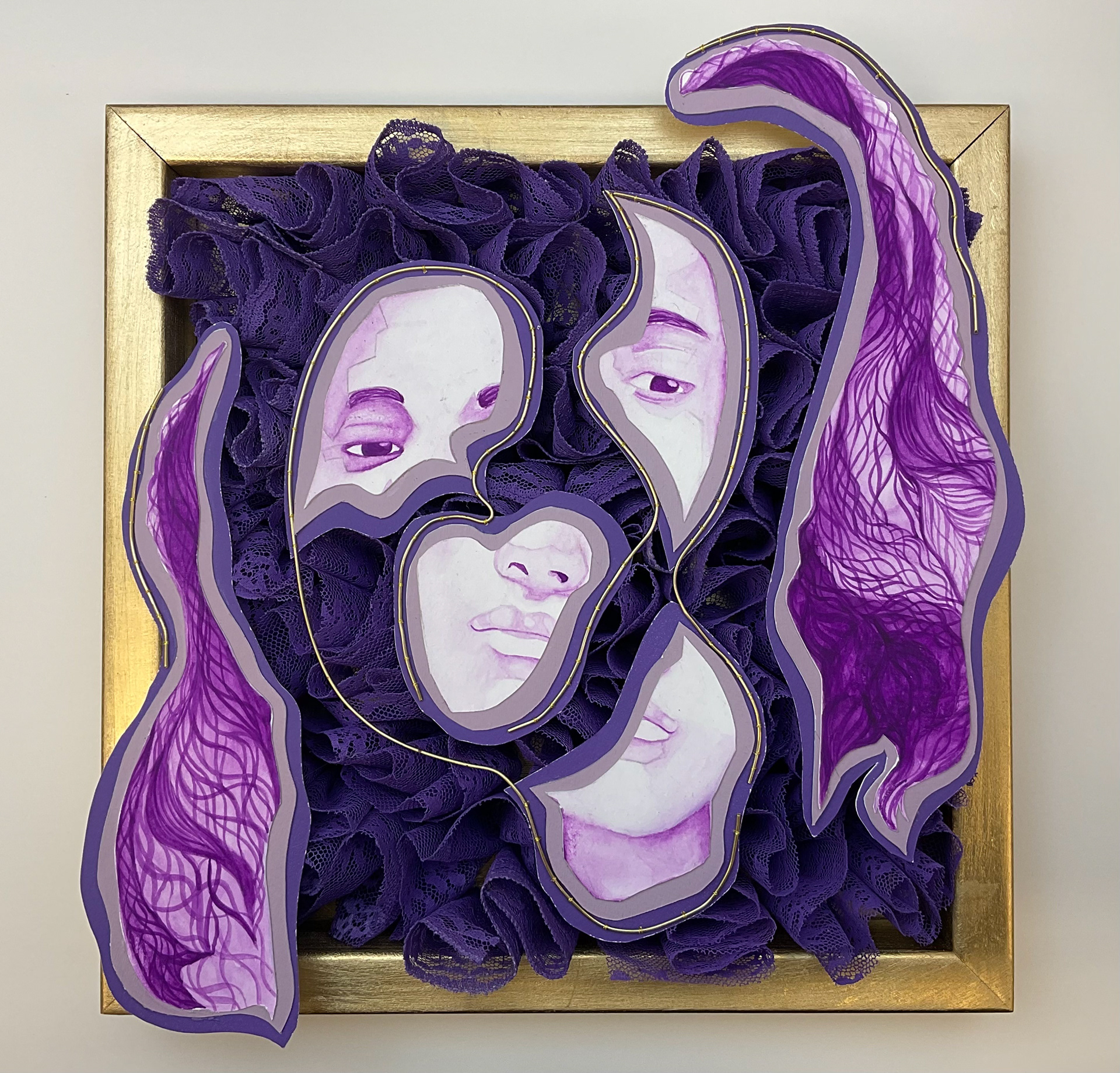 Tina Logan, Chagrin Falls High School, Grade 12, Maze Of Me, Mixed Media, Educator: Jill Eisert, Honorable Mention
